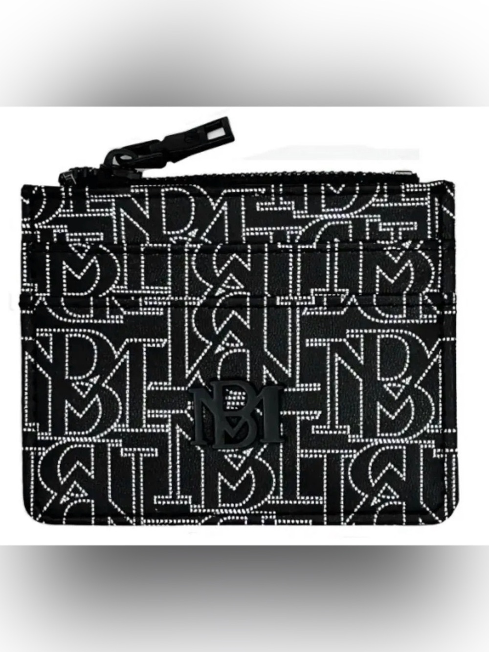Montblanc Black Signature Monogram Zip Pouch